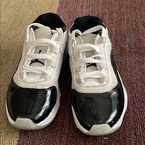 Stylish Kids' Black and White Jordans
